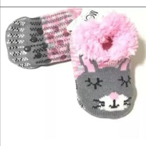 Jacques Moret Girls House Shoe Slipper Bunny Socks